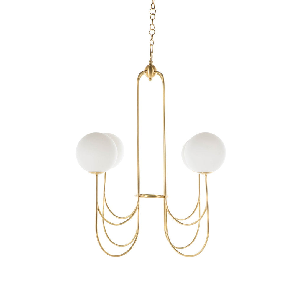 Arcana Globe  Glass Chandelier