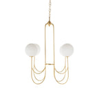 Arcana Globe  Glass Chandelier
