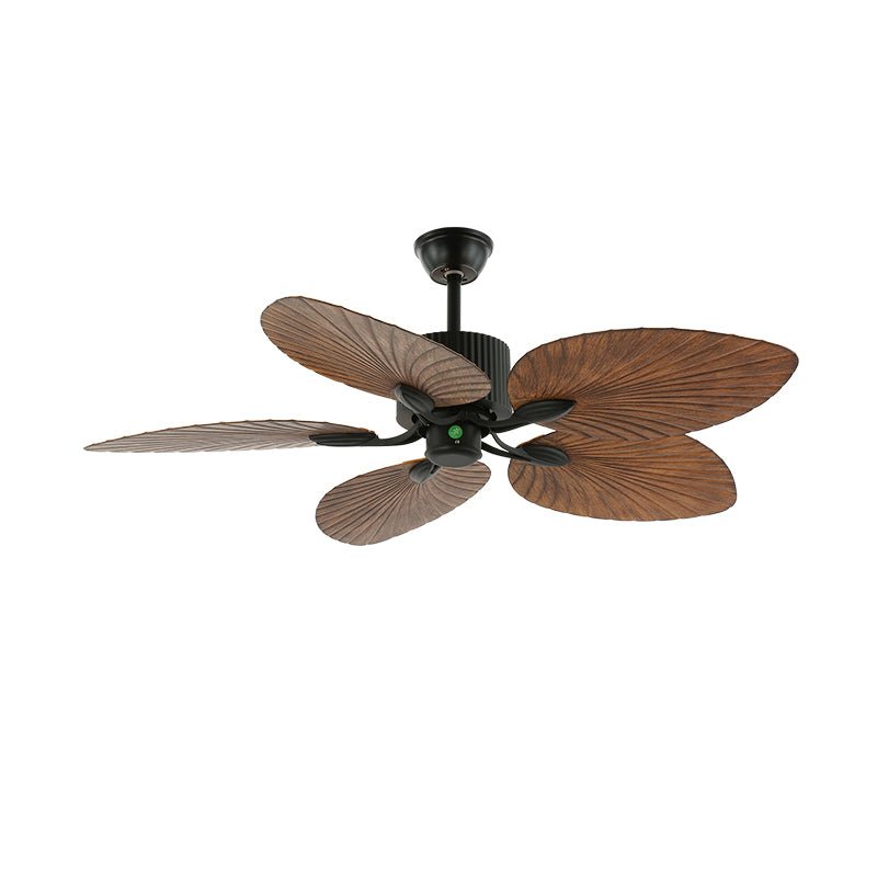 Alora Tropical Wood Ceiling Fan Light