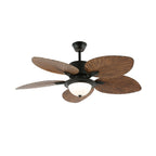 Alora Tropical Wood Ceiling Fan Light