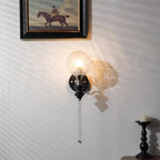 Duvin Frosted Glass Vintage Wall Lamp