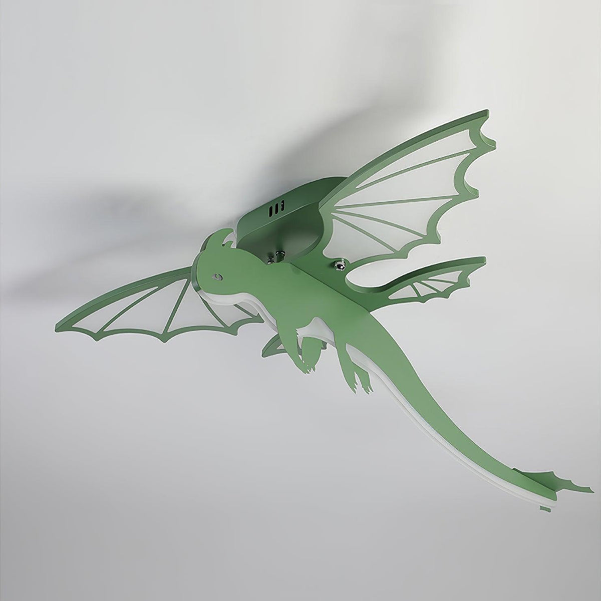 Lustra Ceiling Light Green Dinosaur LED