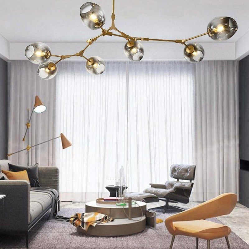 Valentina Nordic Modern Glass Pendant Light Bubble - Letslighting
