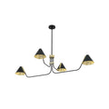 Cucarara Vintage Industrial Isle Black Chandelier