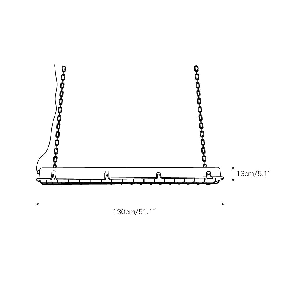 Anorionis Modern Minimalist Cage Glass Pendant Light