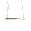 Anorionis Modern Minimalist Cage Glass Pendant Light