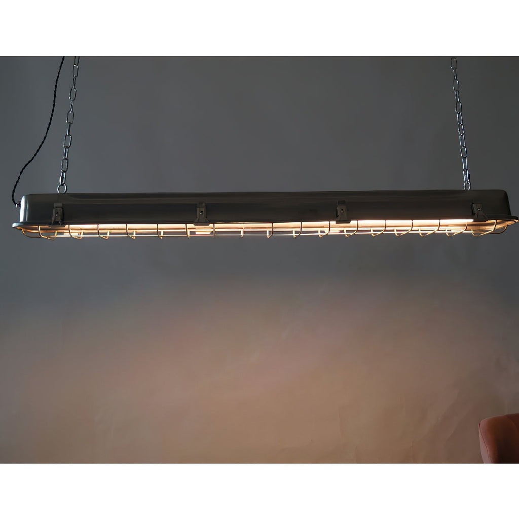 Anorionis Modern Minimalist Cage Glass Pendant Light