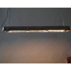 Anorionis Modern Minimalist Cage Glass Pendant Light