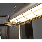 Anorionis Modern Minimalist Cage Glass Pendant Light