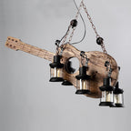 Lustra Pendant Lamp Guitar Rustic Wood Vintage