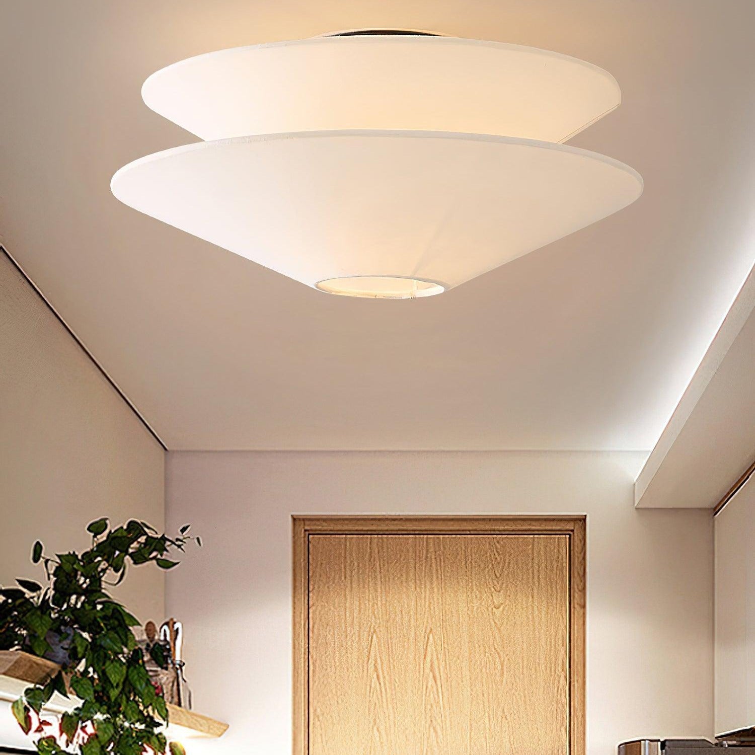 Ritta Double Cone Ceiling Light Fabric