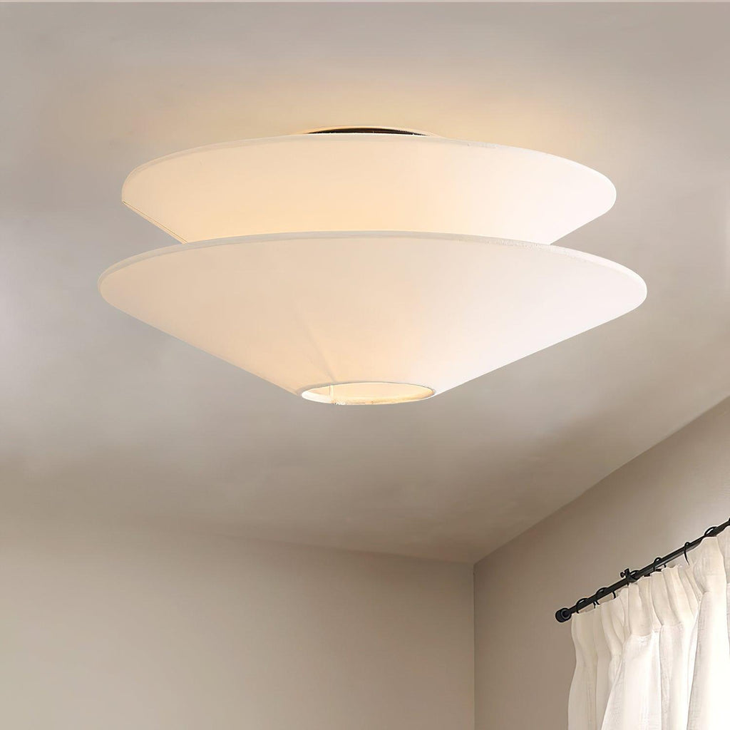 Ritta Double Cone Ceiling Light Fabric