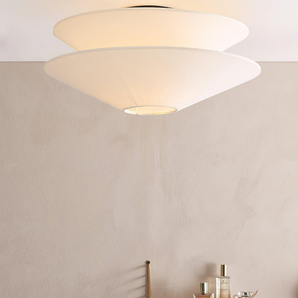 Ritta Double Cone Ceiling Light Fabric