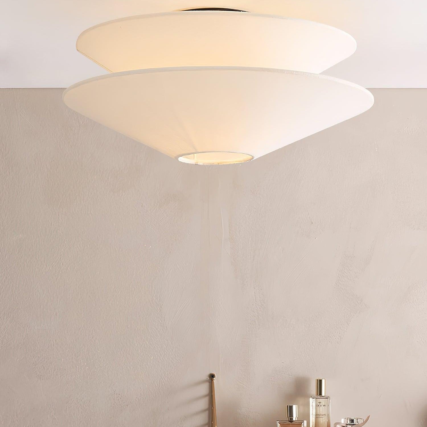 Ritta Double Cone Ceiling Light Fabric