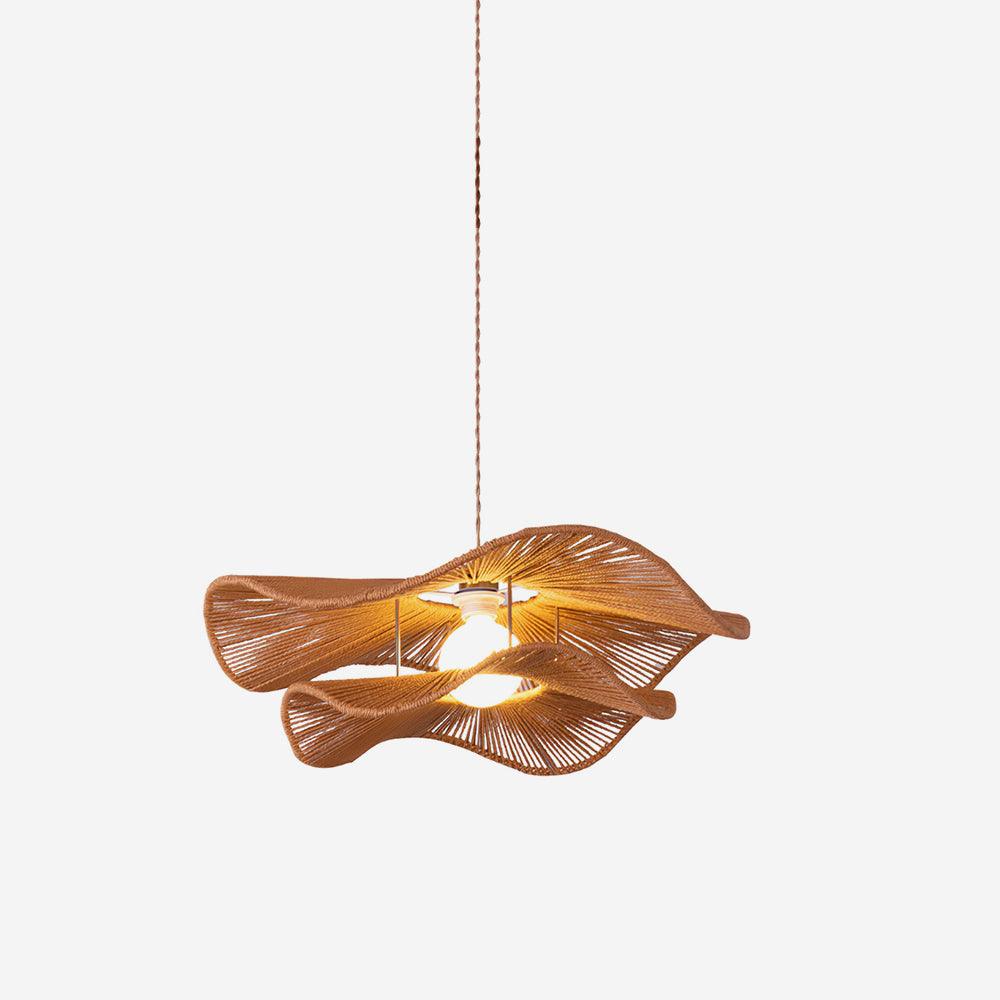 Ondra Wave Rattan Pendant Light