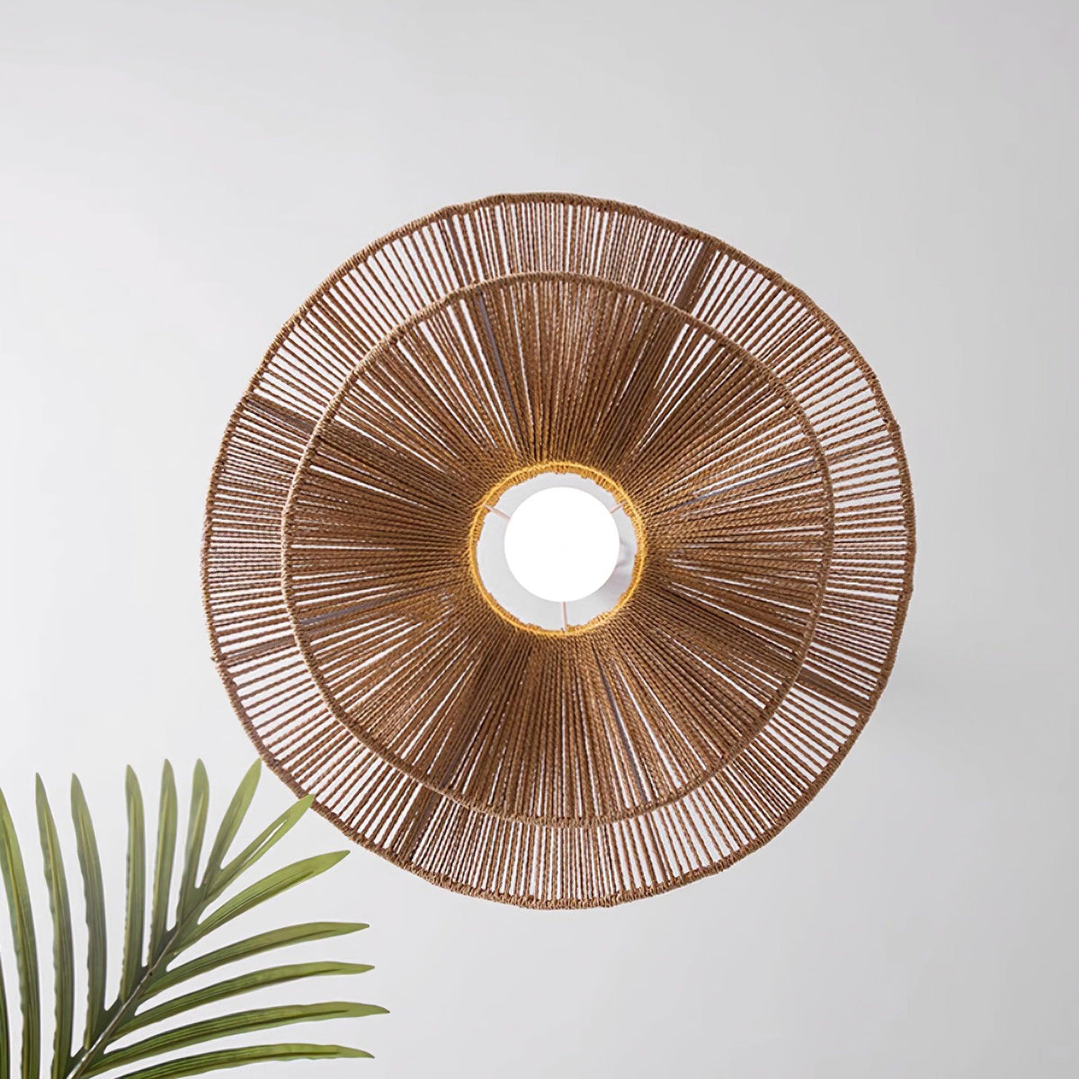 Ondra Wave Rattan Pendant Light