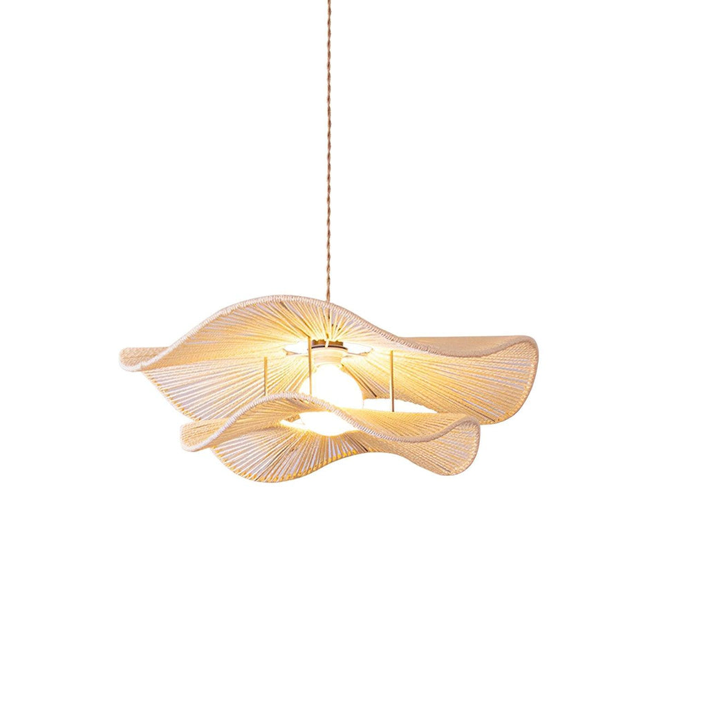 Ondra Wave Rattan Pendant Light
