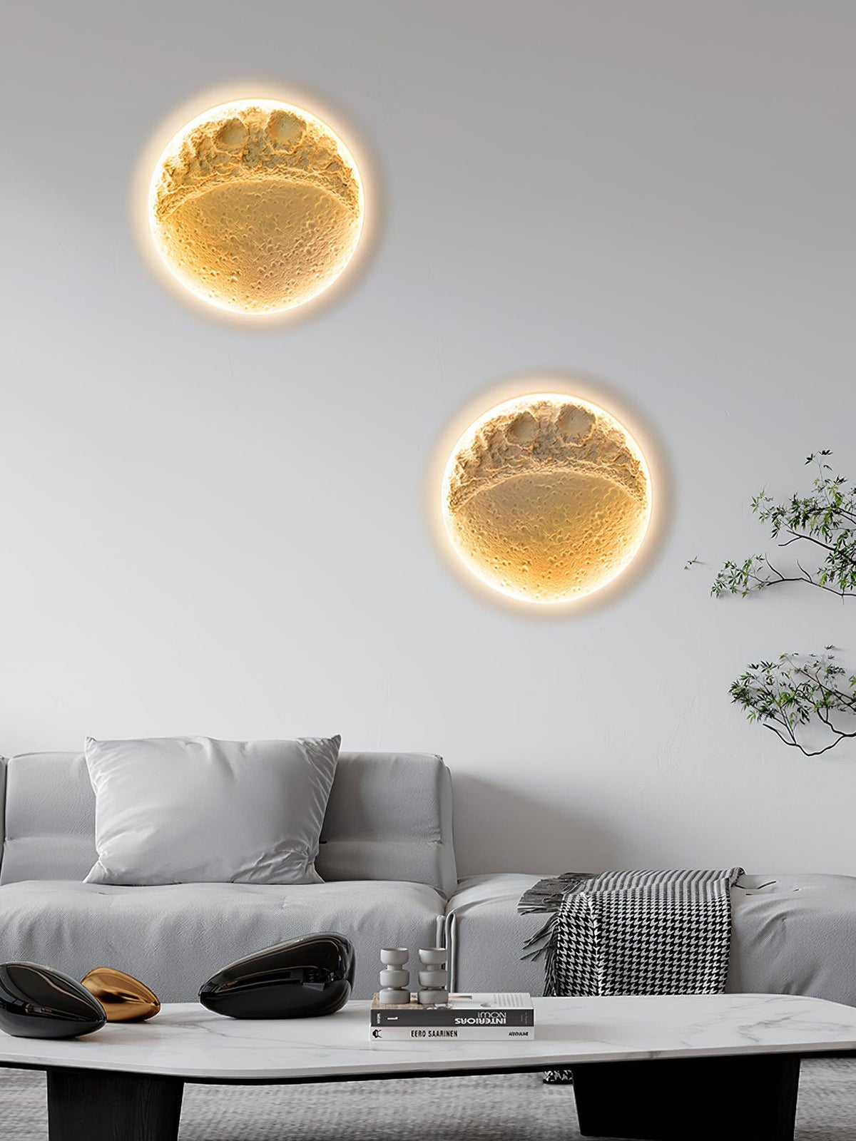 Lustra Wall Lamp Gypsum Moon