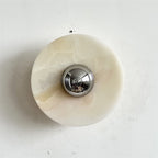 Arsole Modern Minimalist Round Jade Wall Lamp