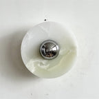 Arsole Modern Minimalist Round Jade Wall Lamp