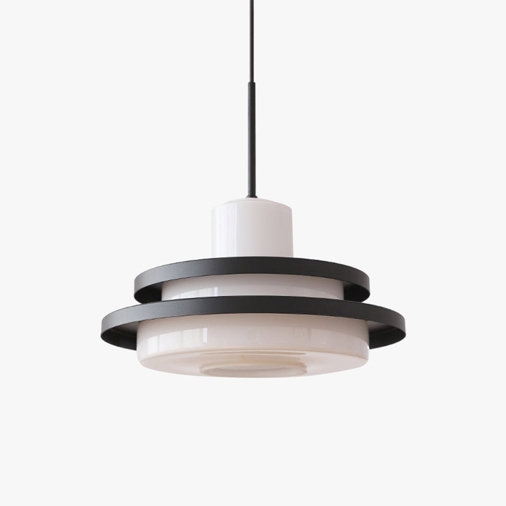 Valentina Middle Century Bauhaus Pendant Light Glass Dining Room Bedroom