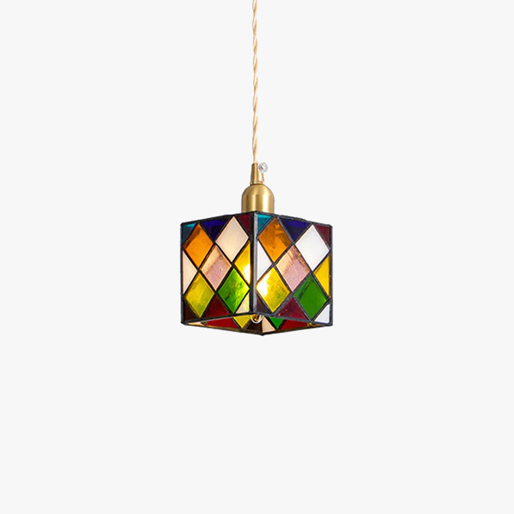 Valentina Retro LED Glass Pendant Light Bedroom Dining Room