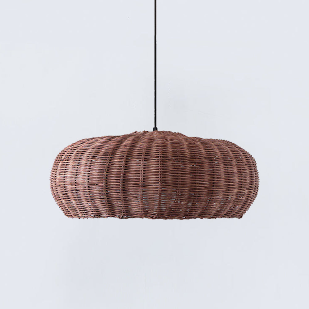 Ritta Nordic Japanese Pendant Light  Rattan Bedroom Dining Room