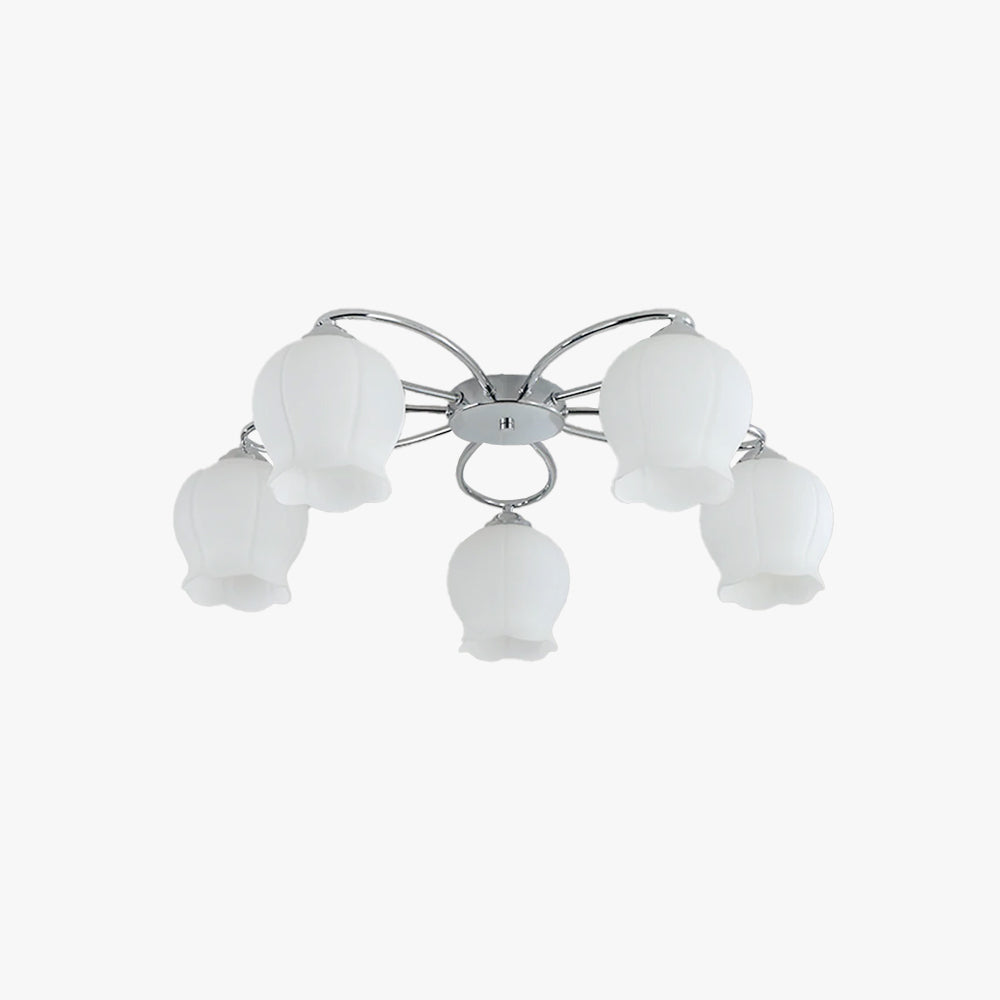 Arisha Industrial LED Flush Mount Ceiling Light Bedroom Living Room