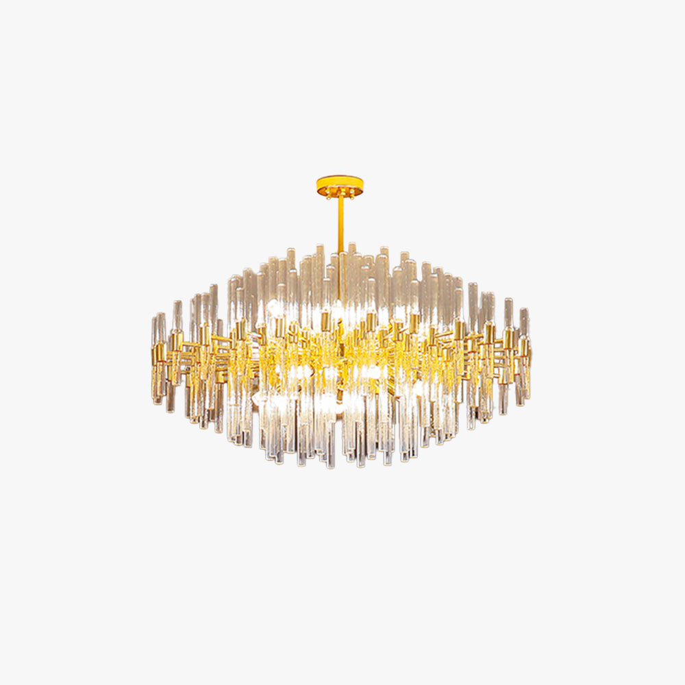 Kristy Luxurious Chandelier /Glass Living Room