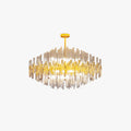 Kristy Luxurious Chandelier /Glass Living Room