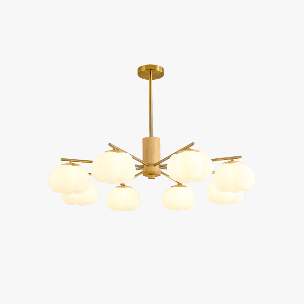 Arisha Creative LED Wood Chandeliers Living Room