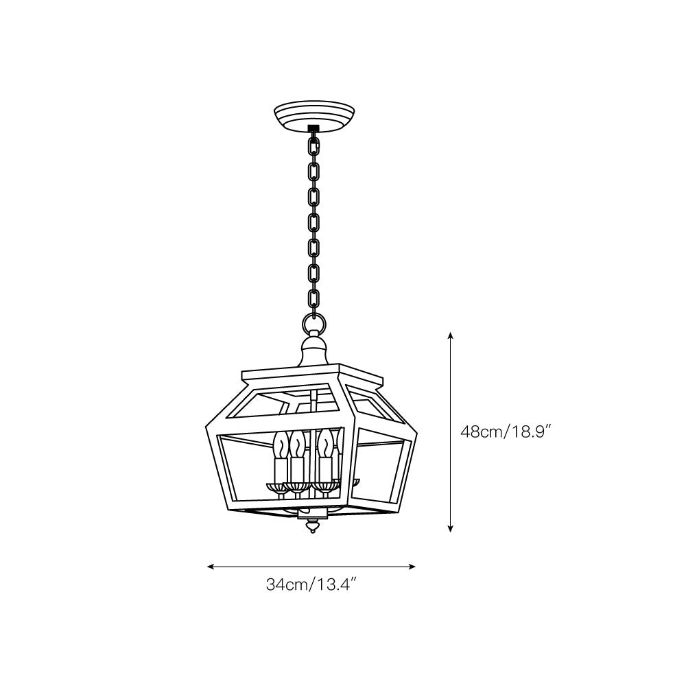 Avshaara Vintage Industrial Pendant Lamp