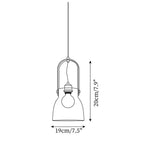 Hailie Pendant Lamp Clear Glass Rustic Modern