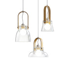 Hailie Pendant Lamp Clear Glass Rustic Modern