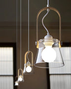 Hailie Pendant Lamp Clear Glass Rustic Modern
