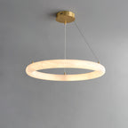 Erzorila Circular Alabaster Pendant Light
