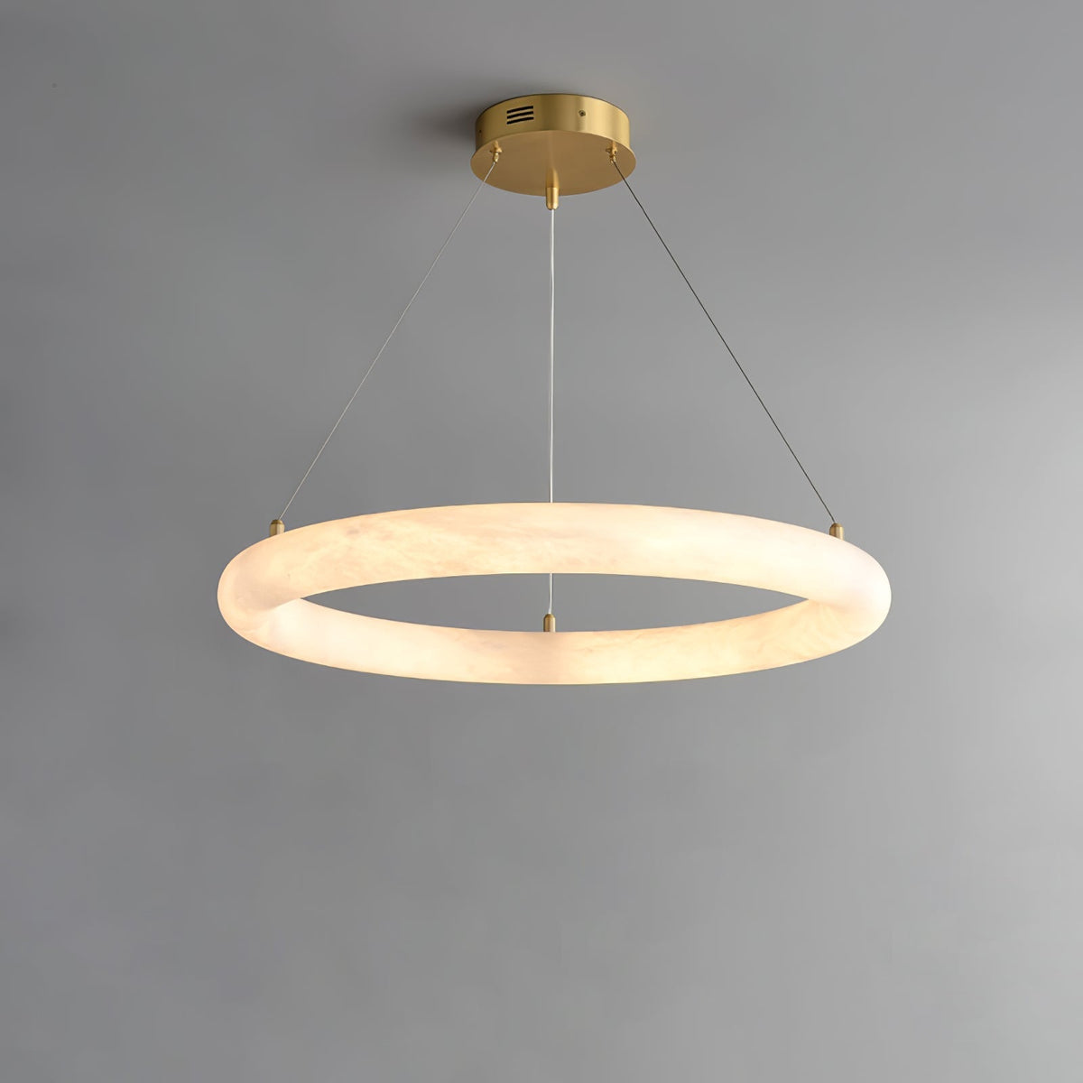 Erzorila Circular Alabaster Pendant Light