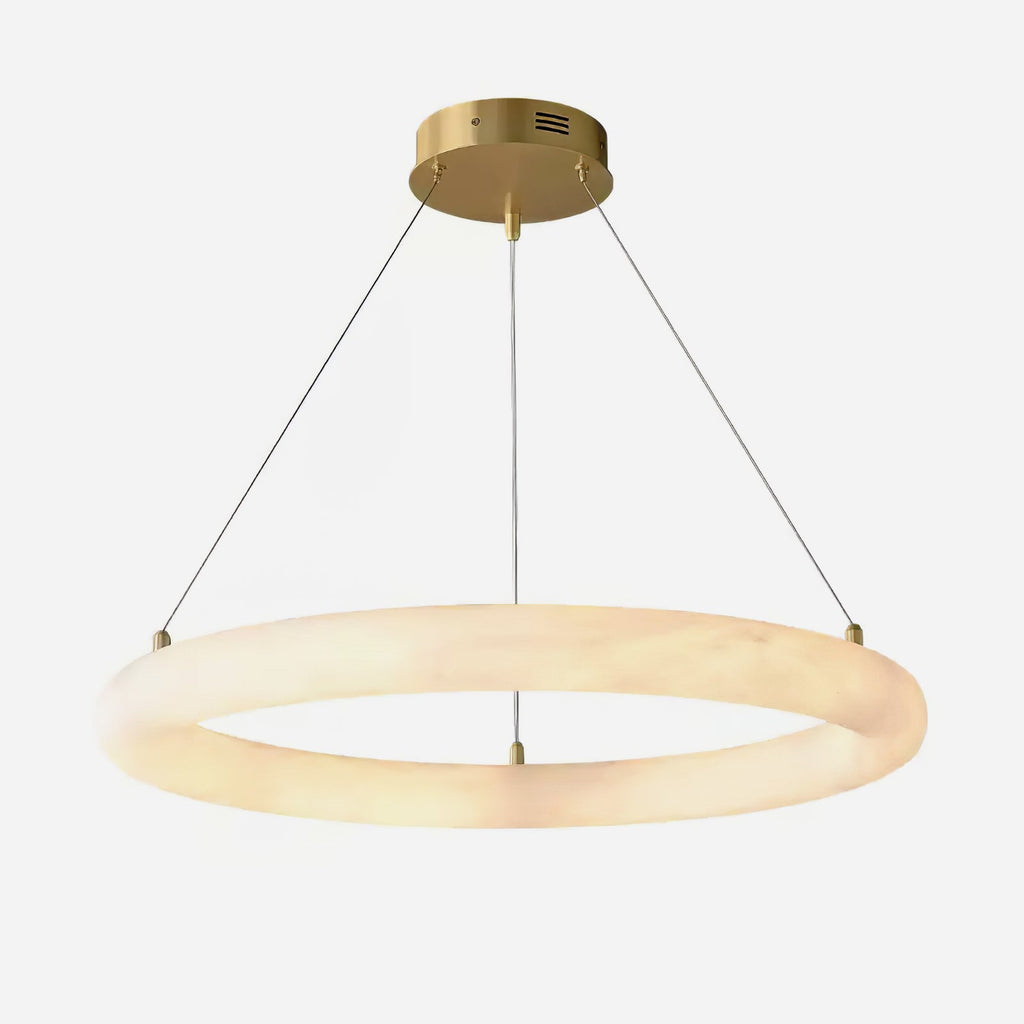 Erzorila Circular Alabaster Pendant Light