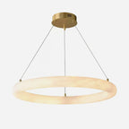 Erzorila Circular Alabaster Pendant Light
