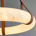 Erzorila Circular Alabaster Pendant Light