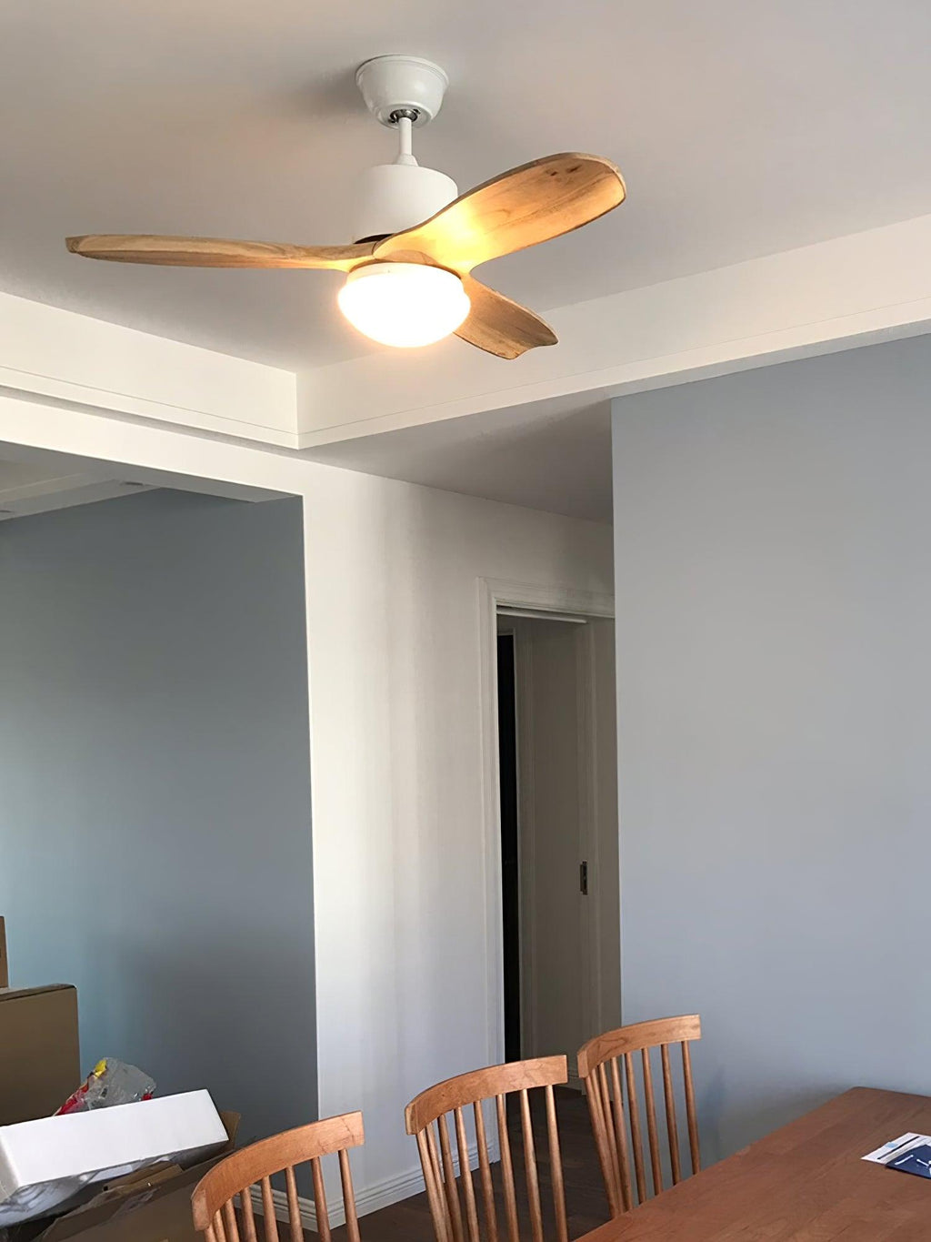 Utalis Elegance Natural Ceiling Fan Light