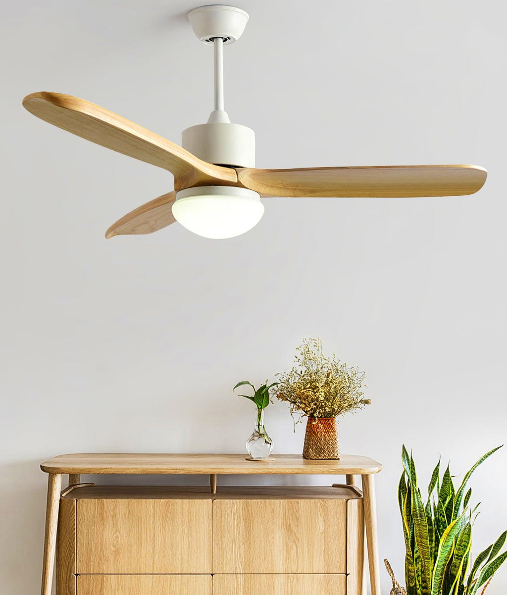 Utalis Elegance Natural Ceiling Fan Light