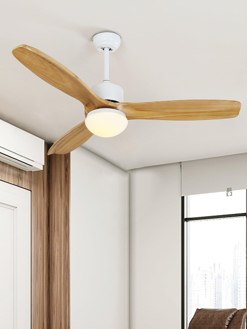 Utalis Elegance Natural Ceiling Fan Light