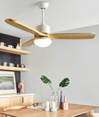 Utalis Elegance Natural Ceiling Fan Light