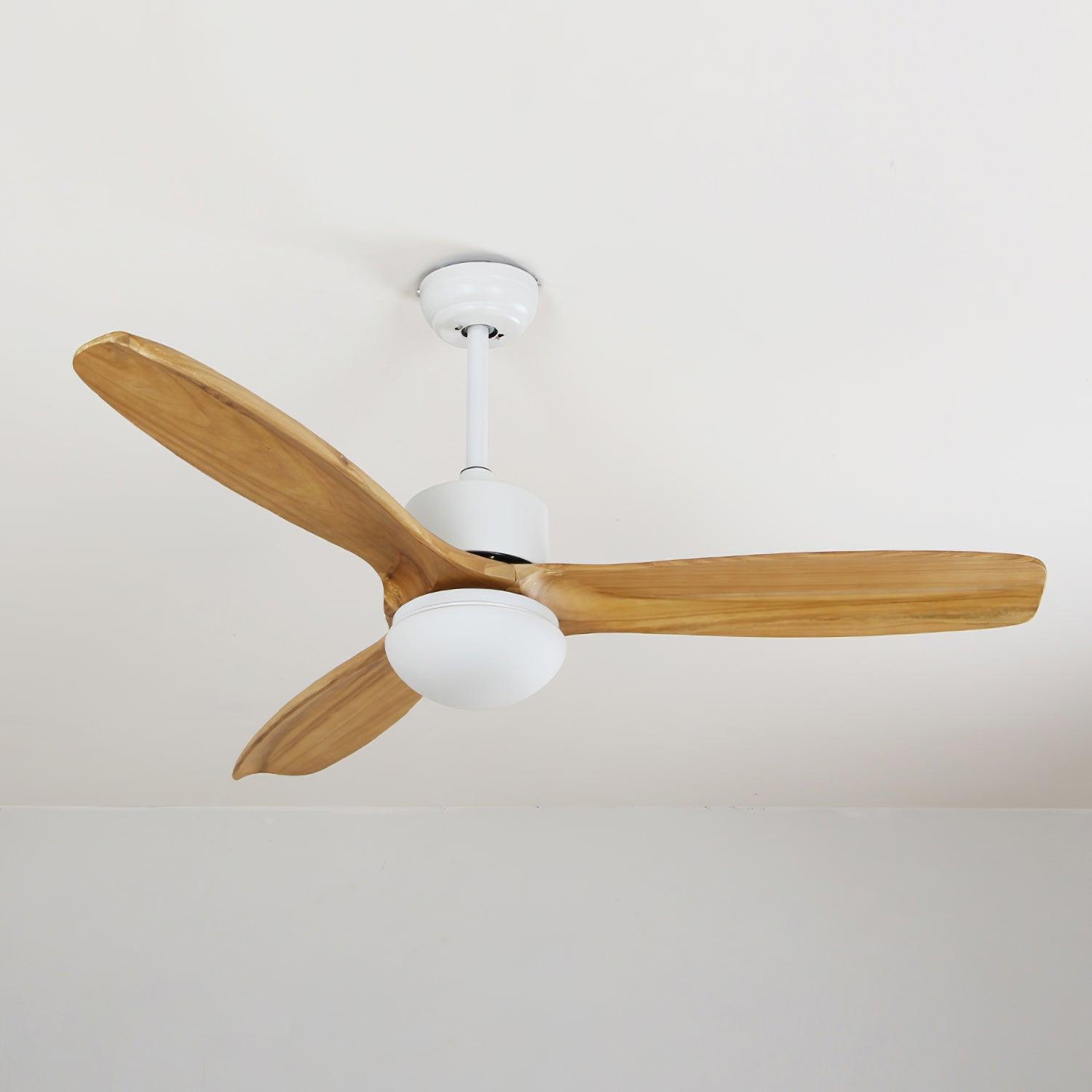 Utalis Elegance Natural Ceiling Fan Light