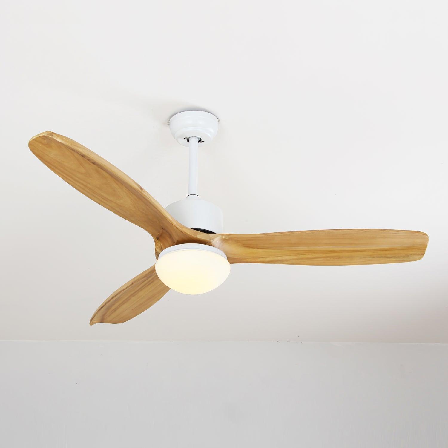 Utalis Elegance Natural Ceiling Fan Light