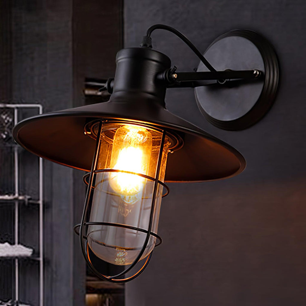 Abnormal Harbour Industrial Glass Wall Light