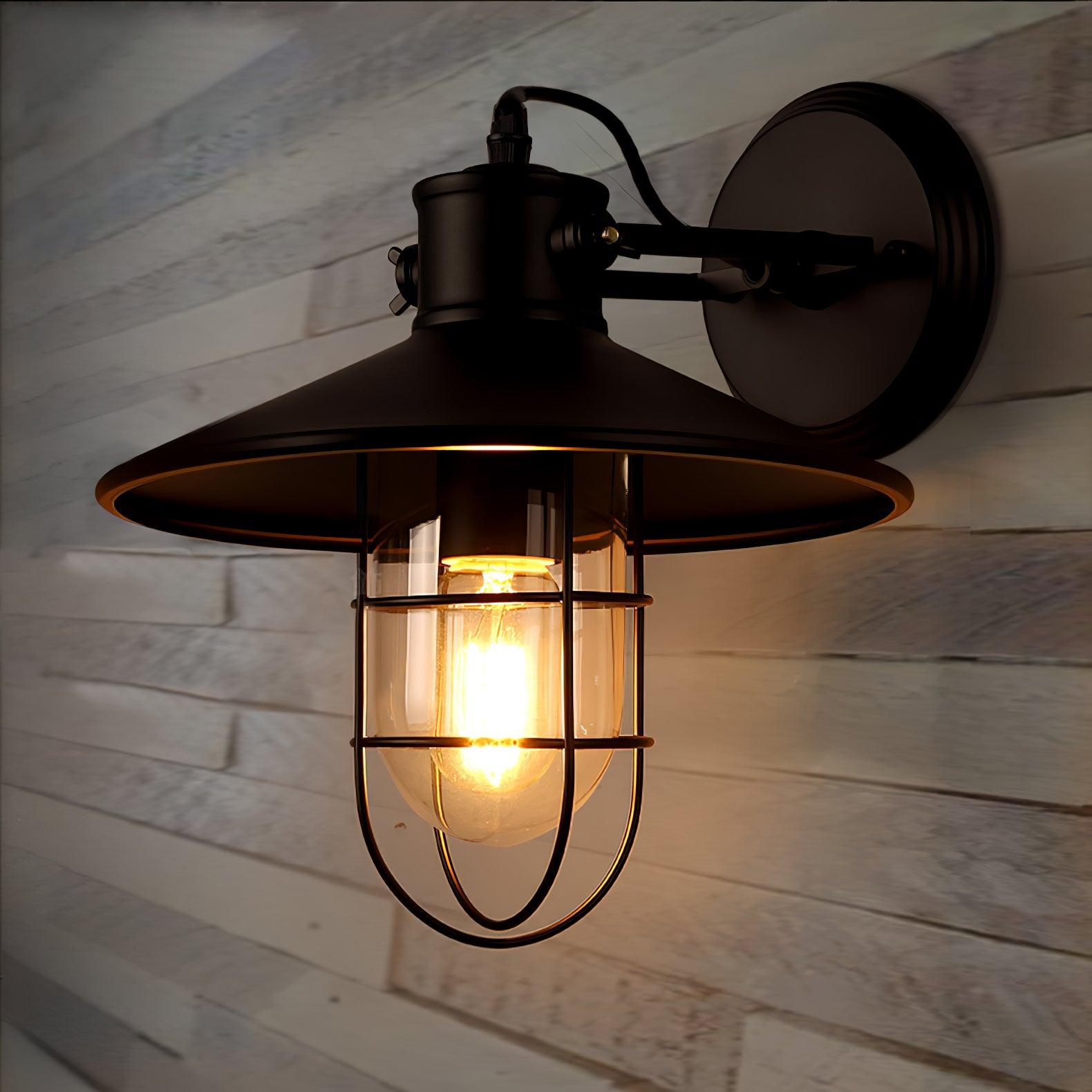 Abnormal Harbour Industrial Glass Wall Light
