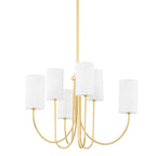 Asolira Vintage Industrial Black Fabric Chandelier