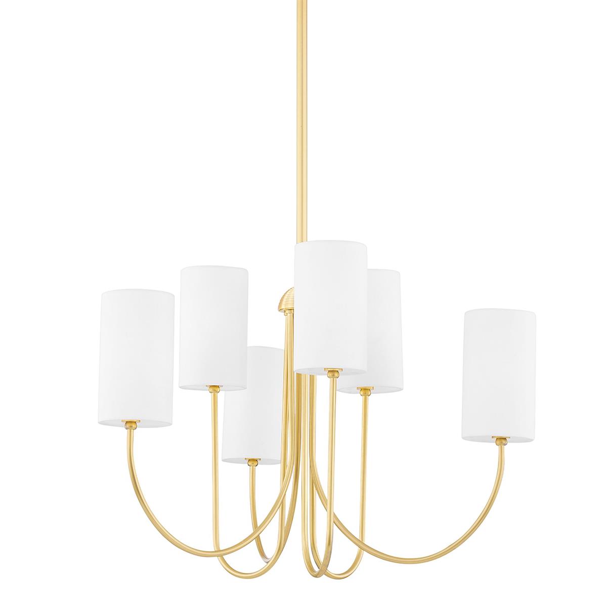 Asolira Vintage Industrial Black Fabric Chandelier